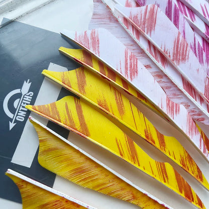 natural turkey feather arrow fletching camo